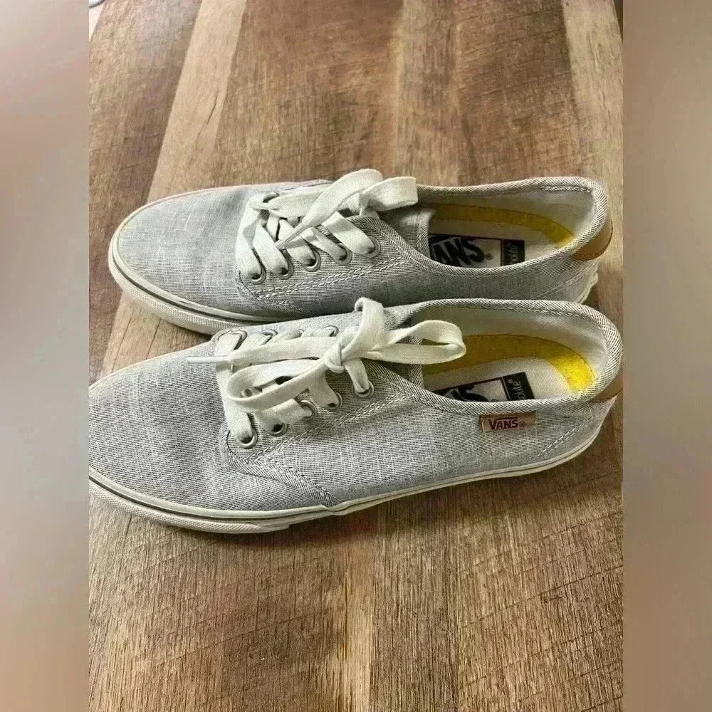 Vans Ortholite Heathered grey Vans women’s 7 - Picture 4 of 7